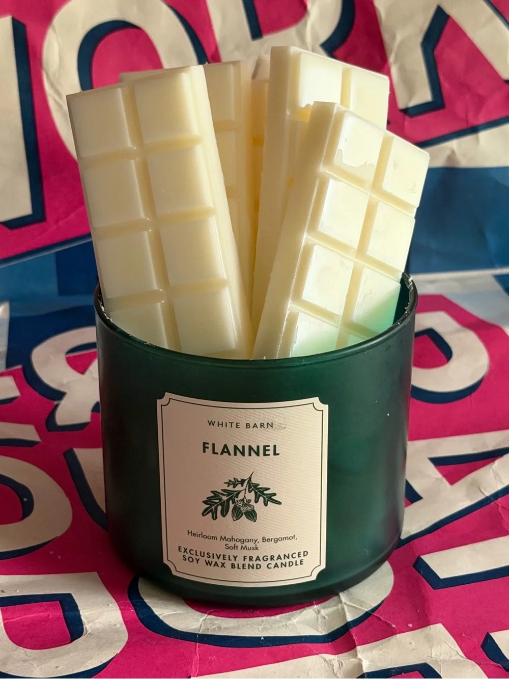 Bath and body works Candle Flannel Wax Melts